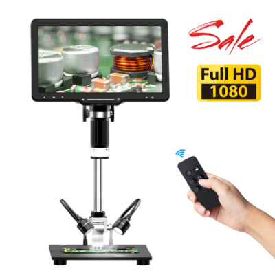10.1'' Screen Max Digital Microscope 1200x HDMI Soldering Microscope 1024*600