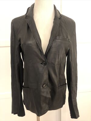 JKT NYC Sehr Weiche Lammlederjacke Für Damen, Größe S, Schwarz