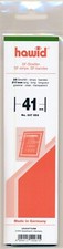 Hawid Stamp Mount Size 41/217 mm - CLEAR - Pack of 25 (41x210 41mm) STRIP  2041