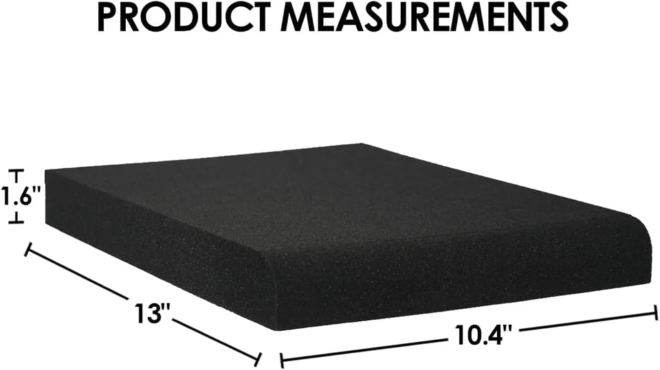 Almohadillas de aislamiento para monitor de estudio - Adecuado para altavoces de 6,5"- 8" pulgadas - Spea grande Foto 4 de 4