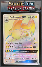 Carte Pokémon Grolem d'Alola GX 113/111 SL4 Soleil Lune Invasion Carmin FR 