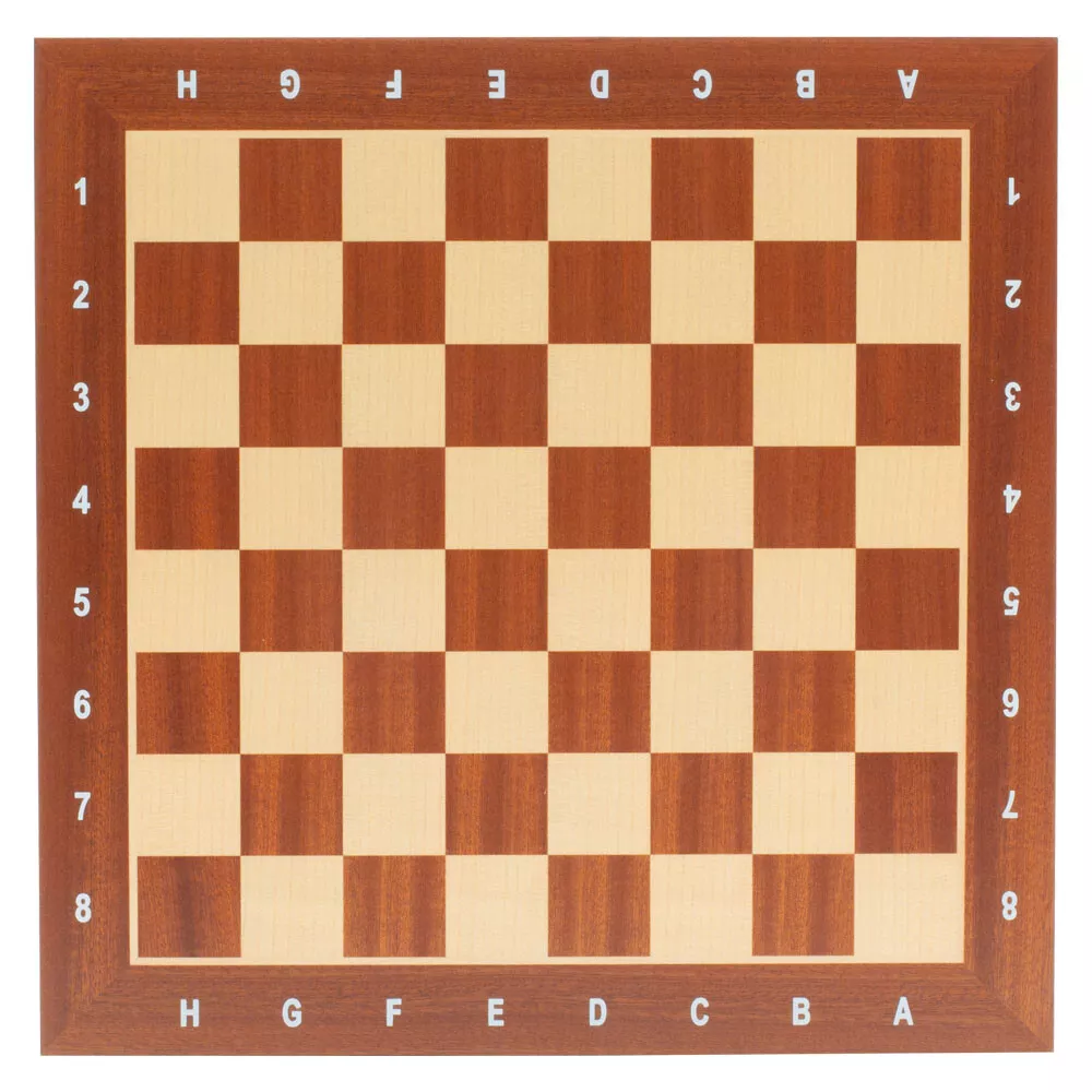 19x19 Maple&Sapele Inlaid Wood Chess Board w/51mm Square. Flat Chess Game  Board