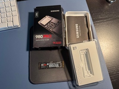 Samsung 980 PRO 2TB MZ-V8P2T0 NVMe PCIe M.2 2280 SSD 1.8TB Written