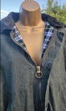 Green Cotton Wax Jacket Rain Coat Country Wear 3XL Dog Walking Birding Unisex