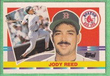 1990 Topps Big #167 Jody Reed Boston Red Sox (D* on Back)
