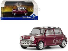 1997 MINI COOPER SPORT PURPLE 1/43 DIECAST MODEL CAR BY SOLIDO S4316604