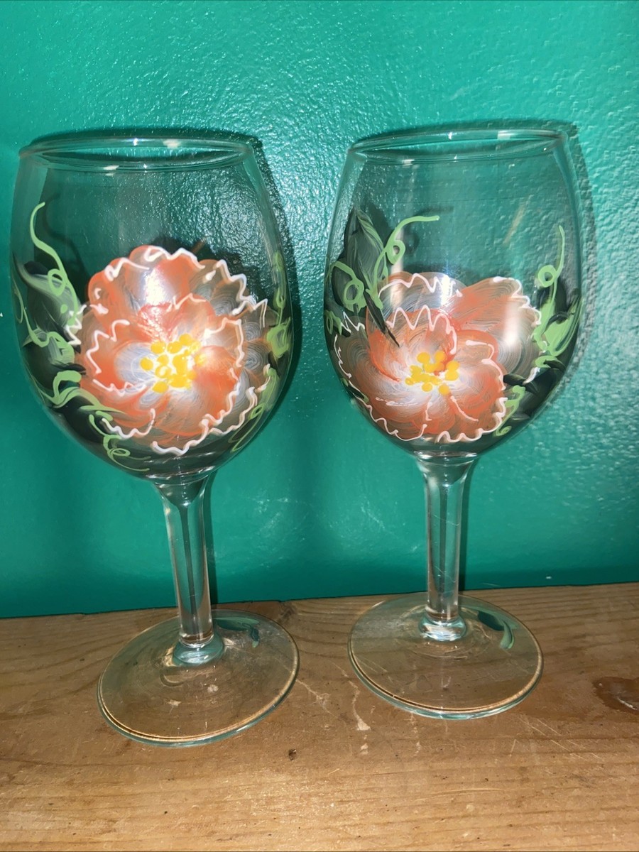 hand blown wine glasses Blown Glass Wine Glasses main image 1