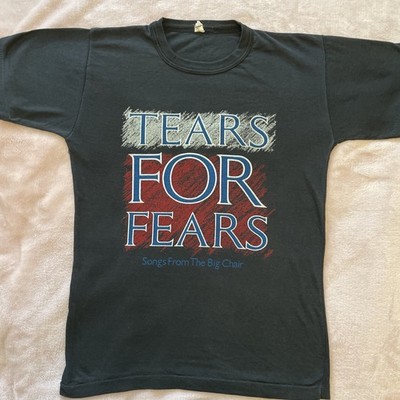 RARE! Tears For Fears Vintage 1985 Tour T-Shirt   Songs From The Big Chair 