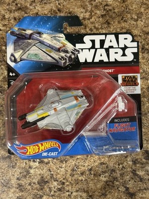 Hot Wheels 2014 STAR WARS Die Cast GHOST w/ Flight Navigator New Sealed Package