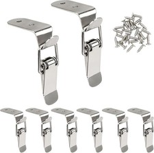 8 Pcs Stainless Steel 90 Degree Spring Toggle Lock Generic Latch with