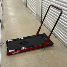SuperFit 2-in-1 Folding Treadmill Under Desk – Red – $320 Retail