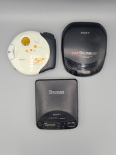 Lot of 3 Sony CD Discman D-SJ301, D-121, D-835K For Parts or Repair/ As-Is