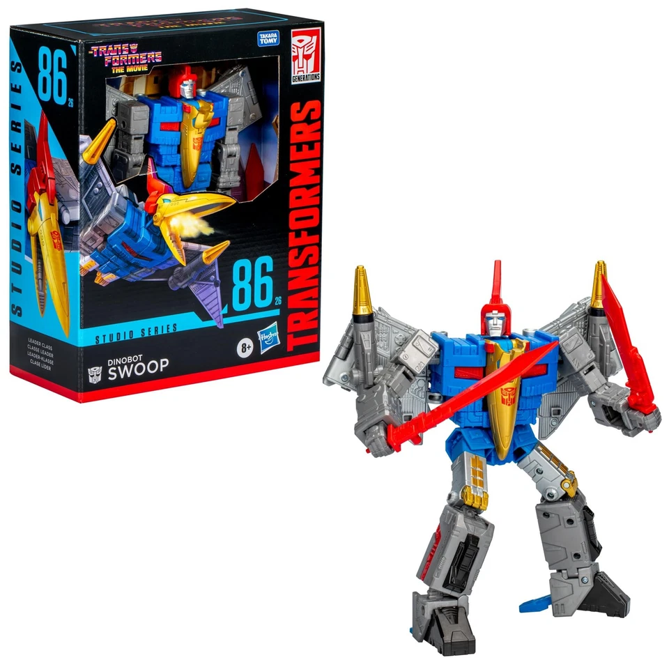 Toys Studio Series Leader The The Movie 86-26 Dinobot Swoop, 8.5-inch Convert... - Image 3 of 4
