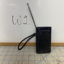 Sony ICF-P26 Portable AM/FM Radio Vintage Black Untested