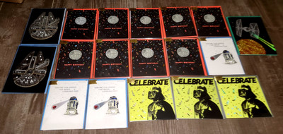 Lot Of 18 Papyrus Bird & Quill RETIRED STAR WARS Greeting Card New Collector
