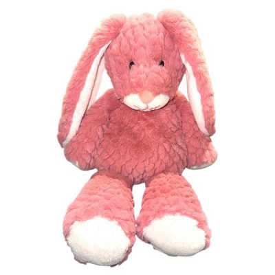 Mary Meyer Marshmallow Zoo Dusty Rose Bunny Mauve Pink Textured Plush 15 Inches