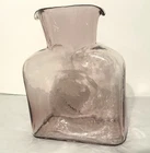 Blenko Glass 384 Orchid Pale Amethyst Double Spout  Carafe Pitcher Water Bottle