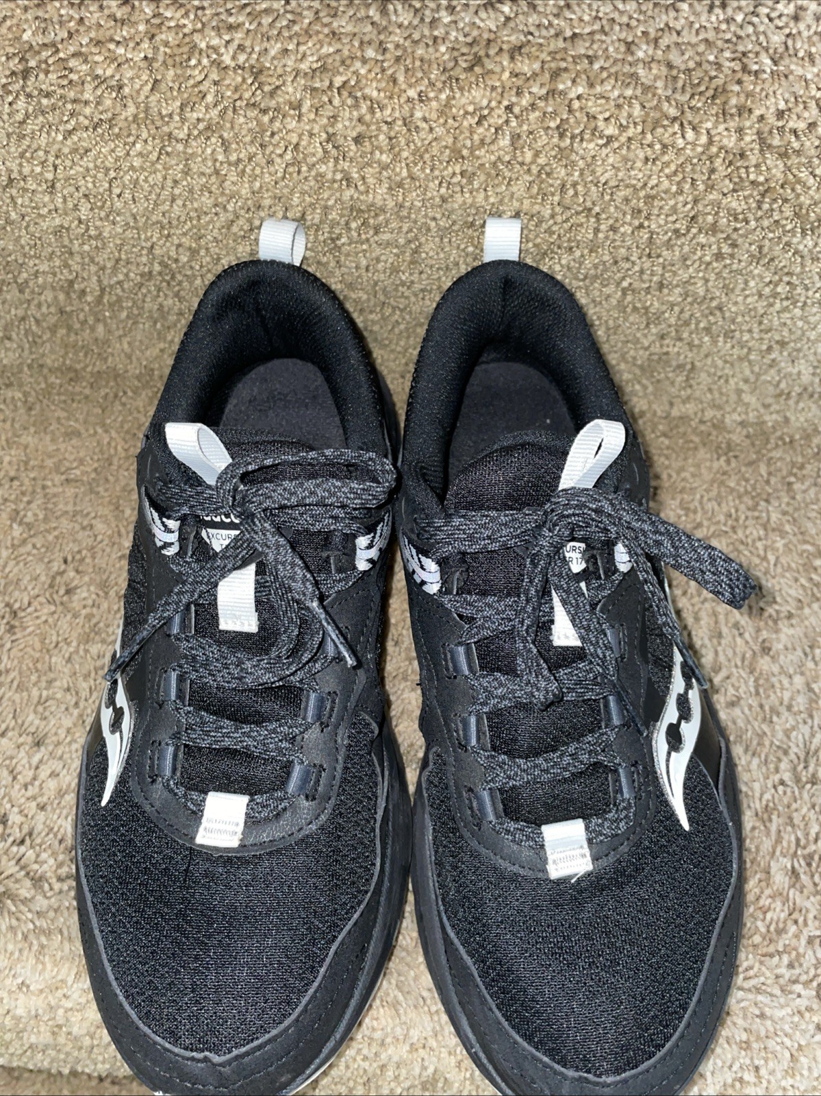 Women’s Saucony Excursion TR17 Black & White Trail Running Shoes Size 10 thumbnail 2