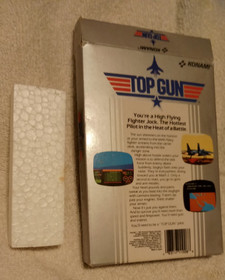 NES Top Gun *BOX and STYROFOAM ONLY* (Nintendo Entertainment System, 1987) AVGN