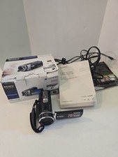 Sony Handycam HDR-CX190 HD Camcorder 5.3MP 30x Zoom Exmor R Black Boxed Bundle
