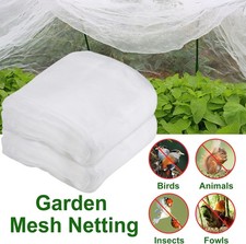 Image of Garden Insect Netting Fine Mesh Bird Net Vegetables Plant Cover Protection UK
