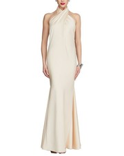 Halston Ninette Satin Gown Women's