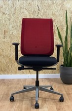 STEELCASE* REPLY OFFICE CHAIR Red/black Mesh Back - Ergonomic- UK DELIVERY