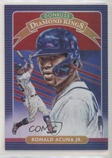 2020 Panini Donruss Diamond Kings Holo Red Ronald Acuna Jr #8 01rb