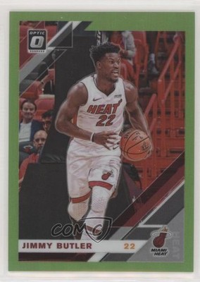 2019-20 Panini Donruss Optic Lime Green Prizm 84/149 Jimmy Butler #11 e7q