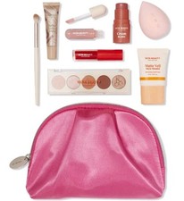 Ulta Beauty Collection 9 Piece Makeup Gift Set Pink Cosmetic Pouch New