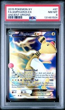 POKEMON XY Ancient Origins AMPHAROS EX 87/98 Full-Art Holo PSA 8 NM-MT on eBay