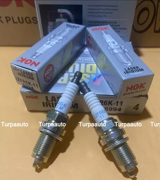 4X Spark Plugs NGK 6994 IZFR6K11 Laser Iridium For Honda Accord Civic CRV Acura