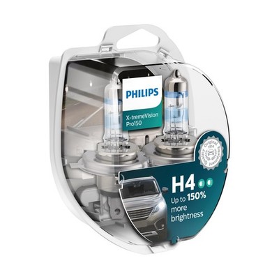 Automotive 12342XVPS2 Halogen Leuchtmittel X tremeVision H4 60/55 W 12 V Twin