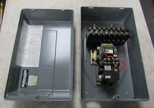 💥SQUARE D 30 AMP ENCLOSED LIGHTING CONTACTOR 110/120V COIL 600 VAC 8P 8903LXG80