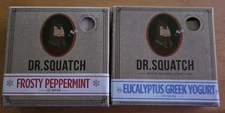 2-Dr. Squatch All Natural Bar Soap Eucalyptus Greek Yogurt/Frosty Peppermint 5oz
