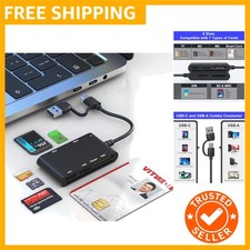 USB C/A SIM Card Reader  CAC Reader Military - 7 in 2 Smart Card Reader SIM ...