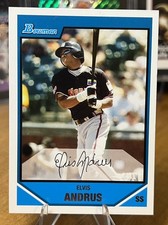 2007 Bowman Draft Picks #BDPP86 Elvis Andrus Rookie Atlanta Braves RC
