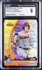 2024 Bowman Chrome Jacob Berry #AFLS-4 CGC 9 Rookie