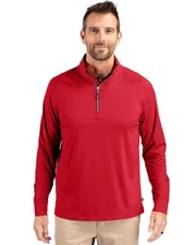 NWT Cutter & Buck Adapt Eco Knit Stretch Recycled Mens Big and Tall Quarter Zip