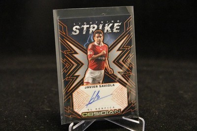2025-26 Panini Obsidian Javier Saviola Lightning Strike Auto /149 Benfica