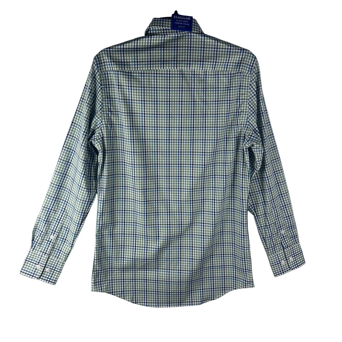 haggar slim fit dress shirt Haggar Wrinkle Free Slim Fit Dress Shirt in Black