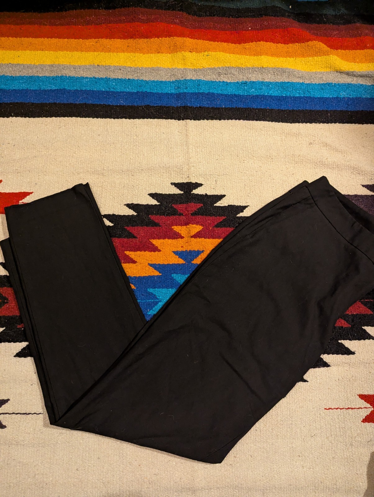 1.STATE Black Pants Solid Pattern Regular Size 6 … - image 2