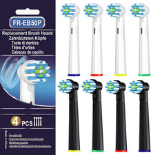 8-Pack Replacement Electric Toothbrush Heads Compatible with Oral-B Pro 1000, Sm