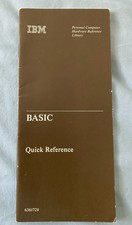 IBM Basic Quick Reference 6361724