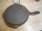 Wagner Ware 1403A Cast Iron 5 Star Double Skillet with Hinged Lid 8416