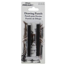 Pro Art Drawing Pastel 2 Per Card, Black B