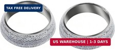 2 Pcs 2.5 Inch Exhaust Donut Manifold Gasket 65mm Muffler Seal Ring High Grade