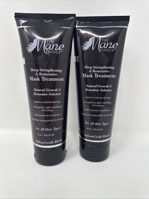 The Mane Choice Deep Strengthening & Restorative Hair Mask Treatment 8oz- 2 Pack