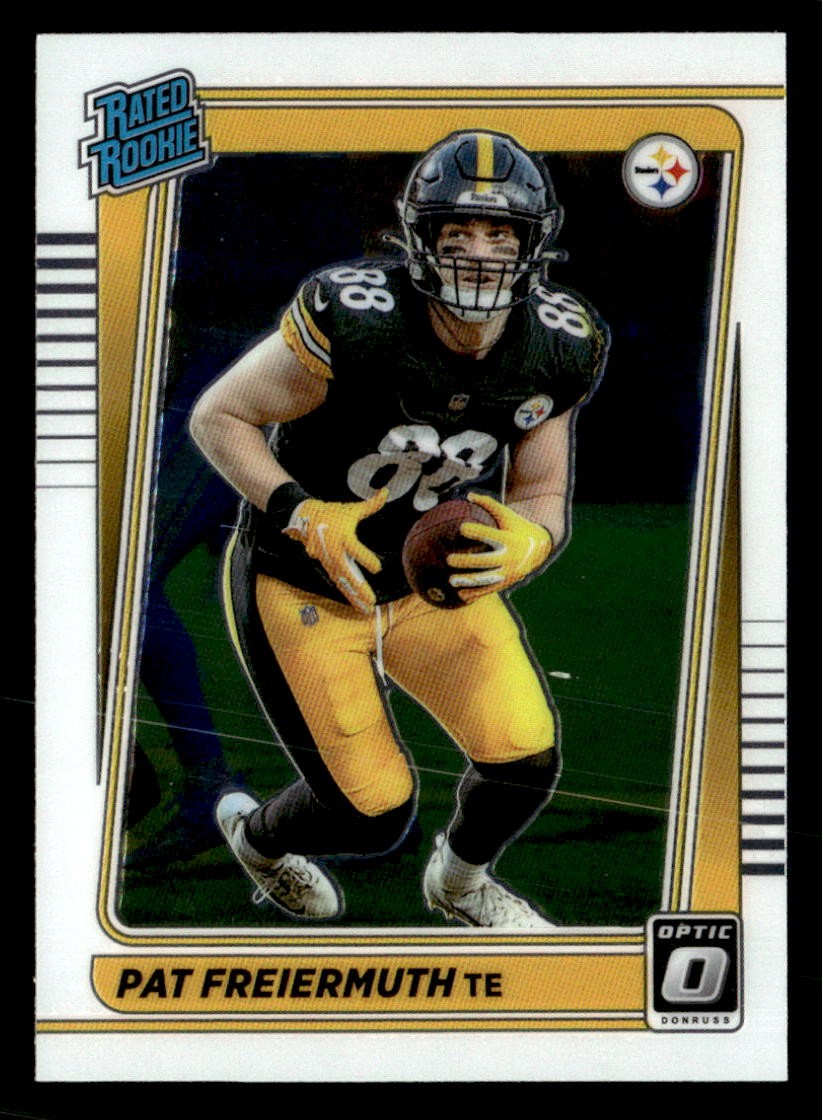 Pat Freiermuth 2021 Donruss Optic Rated Rookie Card #232 Pittsburgh Steelers