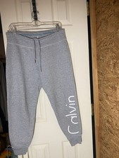 Calvin Klein Gray Jogger Jogging Pants Size Small